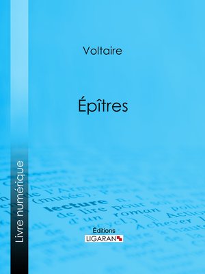 cover image of Épîtres